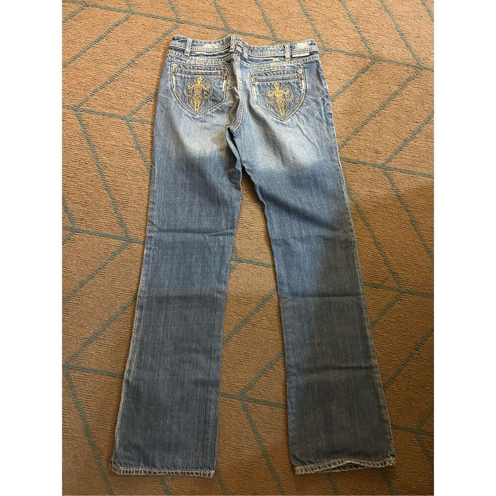 NEW JC Madison Embroidered Bootcut Jeans Vintage Western 29